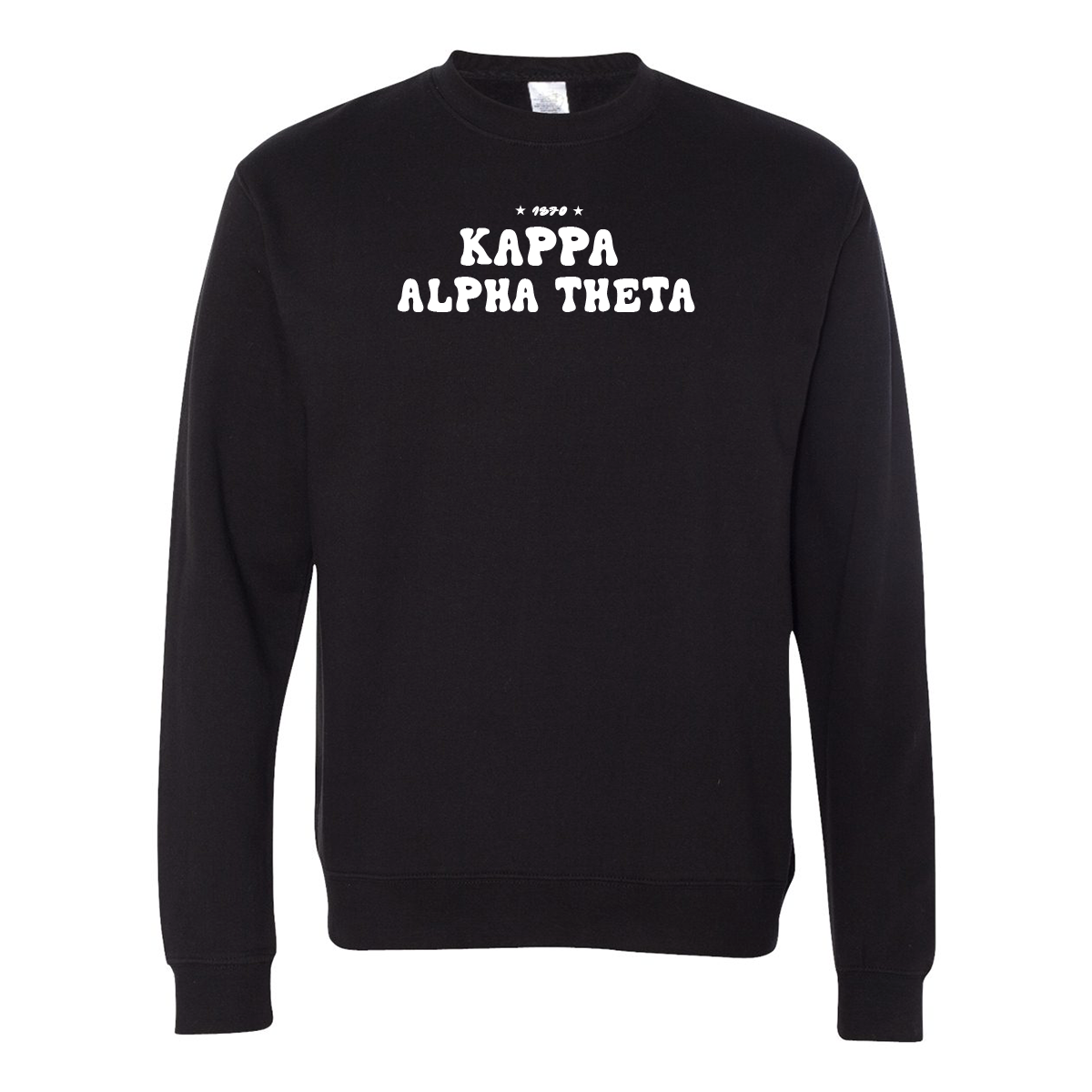 Kappa Alpha Theta Crewneck Sweatshirt Bubble Print Design Something Greek