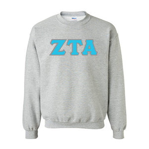 Zeta Tau Alpha Standards Crewneck Sweatshirt - G180 - TWILL