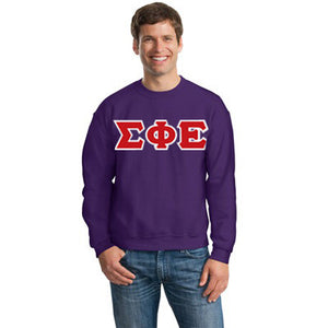 Sigma Phi Epsilon Fraternity 8oz Crewneck Sweatshirt - G180 - TWILL
