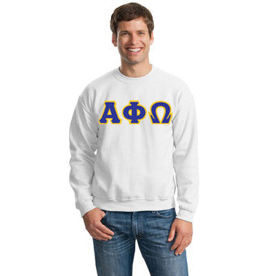 Alpha Phi Omega Fraternity Crewneck Sweatshirt Greek Clothing