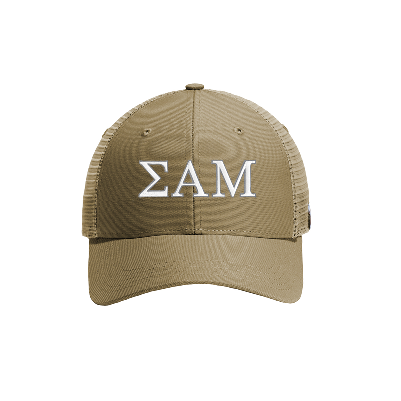 Carhartt® Greek Mesh Adjustable Hat, 2-Color Greek Letters - CT103056 - EMB