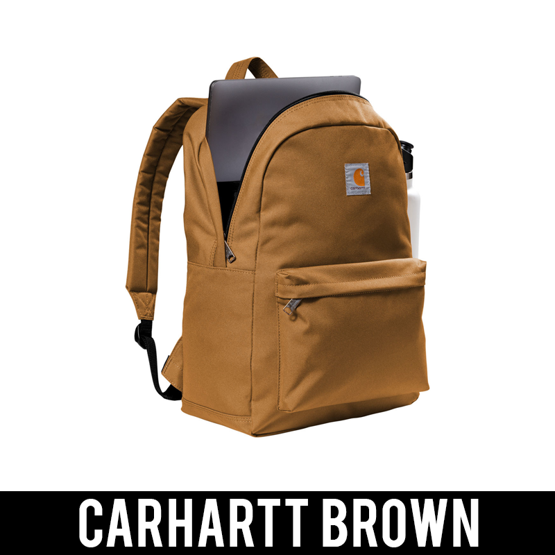 Carhartt® Greek Canvas Backpack, 2-Color Greek Letters - CT89241804 - EMB