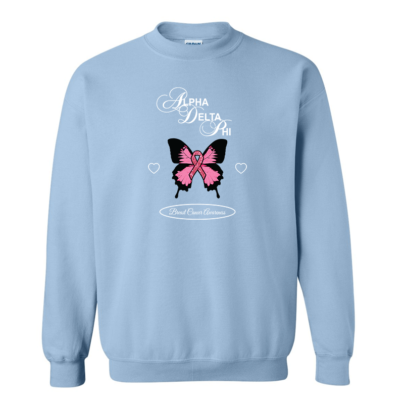 Printed Pink Butterfly Design - DTG
