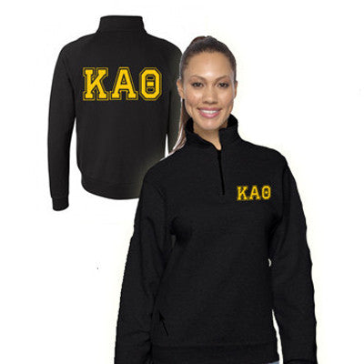 Sorority Varsity Printed Quarter-Zip Pullover Greek Clothing