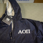 Sorority Pullover Jacket, 2-Color Greek Letters - EMB