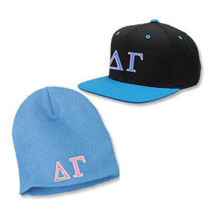 Sorority Knit Hat and Snapback, Package Deal  - EMB