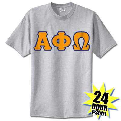 Alpha Phi Omega 24-Hour Tee Greek Clothing and Apparel – Something