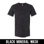 Omega Phi Alpha V-Neck Shirt, Horizontal Letters - 3005 - TWILL