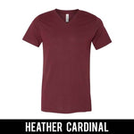 Kappa Kappa Gamma V-Neck Shirt, Horizontal Letters - 3005 - TWILL