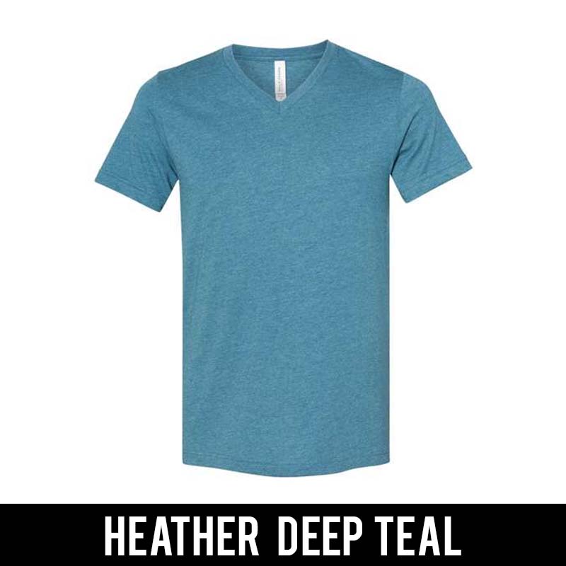 Kappa Delta V-Neck Shirt, Horizontal Letters - 3005 - TWILL