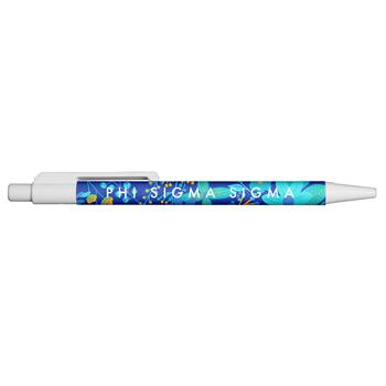 Phi Sigma Sigma Sorority Floral Pen - Alexandra Co. a3011