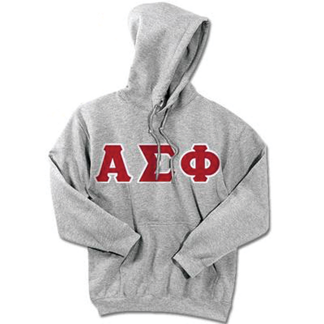 Alpha Sigma Phi Standards Hooded Sweatshirt - G185 - TWILL