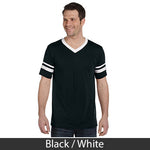 Theta Xi V-Neck Jersey with Striped Sleeves - 360 - TWILL