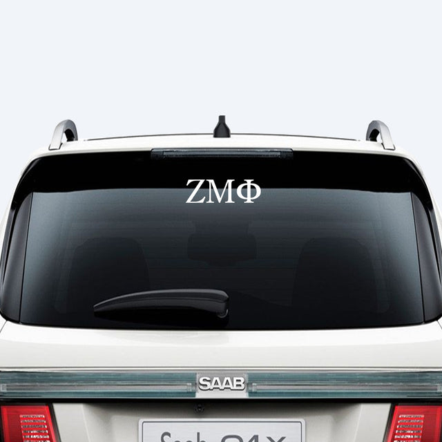 Zeta Mu Phi Car Sticker - CAD