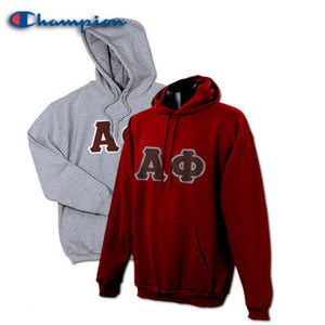 Alpha Phi Champion Powerblend® Hoodie, 2-Pack Bundle Deal - Champion S700 - TWILL