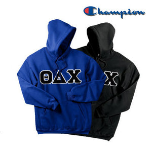 Theta Delta Chi Champion Powerblend® Hoodie, 2-Pack Bundle Deal - Champion S700 - TWILL