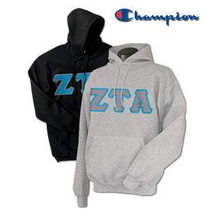Zeta Tau Alpha Champion Powerblend® Hoodie, 2-Pack Bundle Deal - Champion S700 - TWILL