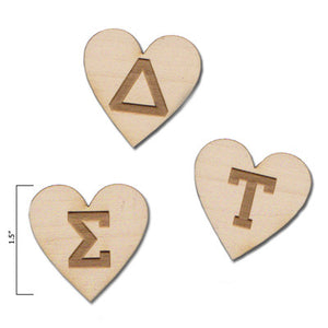 Custom Engraved Heart Letters - LZR
