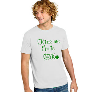 Fraternity Softstyle Tee, Kiss Me St. Paddys Day Kiss Me Design - G640 - CAD