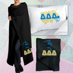 Delta Delta Delta Pillowcase / Blanket Package - CAD