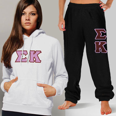 Pajamas Sigma Kappa Gifts Sigma Kappa Hoody Sweatpant Package