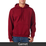 Phi Delta Theta Hooded Sweatshirt, 2-Pack Bundle Deal - Gildan 18500 - TWILL