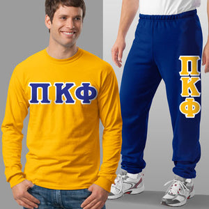 Pi Kappa Phi Long-Sleeve and Sweatpants, Package Deal - TWILL