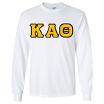 Kappa Alpha Theta Long-Sleeve Shirt - G240 - TWILL