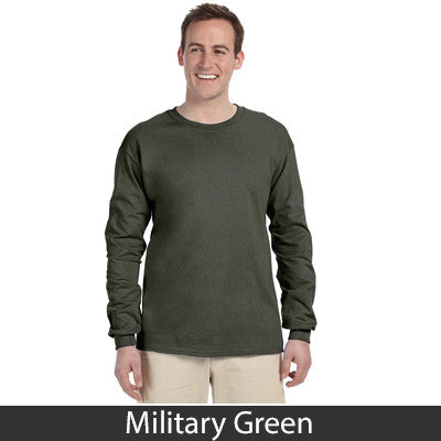 Delta Upsilon Long-Sleeve Shirt, 2-Pack Bundle Deal - Gildan 2400 - TWILL