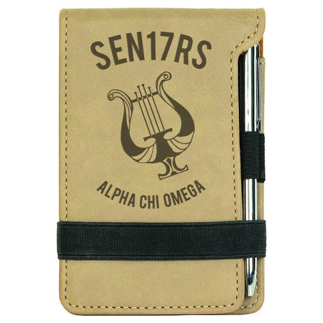 Custom Graduation Leather Notepad with Pen - GFT214 - LZR