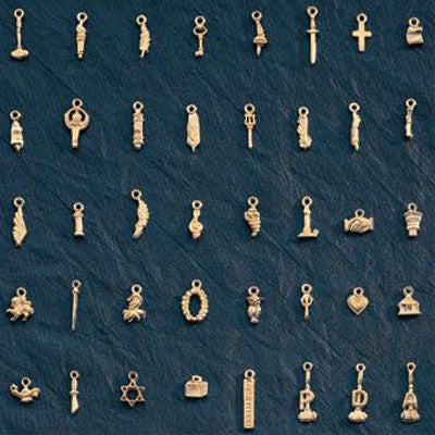 Greek Dangle Charms Gold and Silver Something Greek