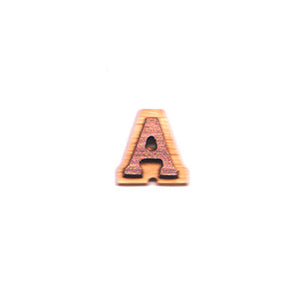 Greek Double Raised Letter, Extra Small (7/8-in.)