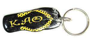 Kappa Alpha Theta Flip-Flop Keychain - Craftique FF-KC