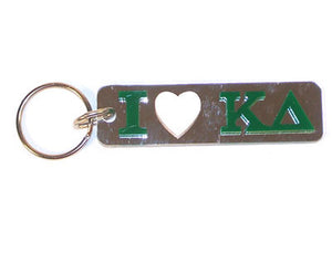 Kappa Delta I Love Keychain - Craftique cqMHK