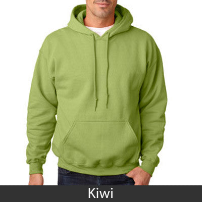 Phi Mu Hooded Sweatshirt - Gildan 18500 - TWILL