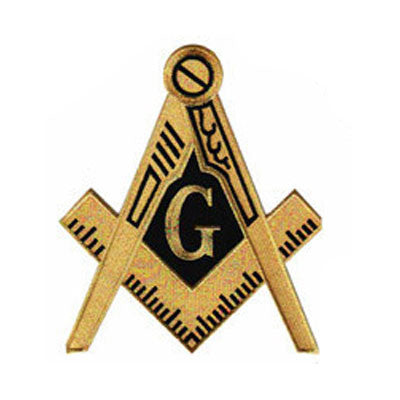 Masons Embroidered Patch Crest - 10-inch