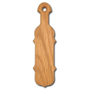 Greek Paddle Keychain, Pointed, Medium