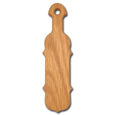 Greek Paddle Keychain, Pointed, Medium