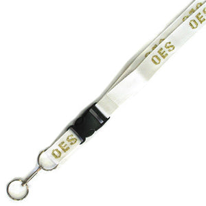 OES Embroidered Lanyard Keychain