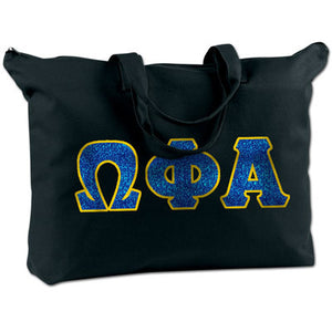 Omega Phi Alpha Shoulder Bag - BE009 - TWILL