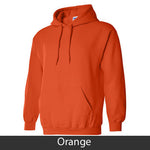 Phi Sigma Sigma Hooded Sweatshirt, 2-Pack Bundle Deal - Gildan 18500 - TWILL