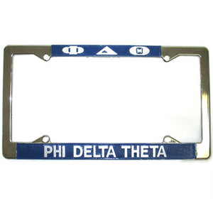 Phi Delta Theta License Plate Frame - Rah Rah Co. rrc