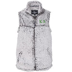 Sorority Sherpa Full-Zip Vest, Embroidered Greek Letters - Boxercraft Q11 - EMB