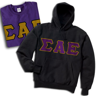 Sigma Alpha Epsilon Hoodie and T-Shirt, Package Deal - TWILL