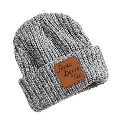 Greek Chunky Knit Cuffed Beanie Sportsman SP90 LZR – Something