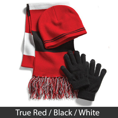 Zeta Mu Phi Winter Beanie, Scarf and Gloves Package - EMB