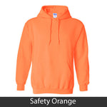 Alpha Sigma Tau Hooded Sweatshirt, 2-Pack Bundle Deal - Gildan 18500 - TWILL