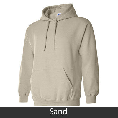 Zeta Phi Beta Hooded Sweatshirt, 2-Pack Bundle Deal - Gildan 18500 - TWILL