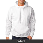 Delta Chi Hooded Sweatshirt - Gildan 18500 - TWILL