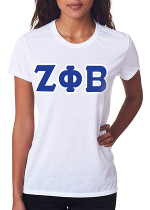 Zeta Phi Beta Ladies T-Shirt - G200L - TWILL